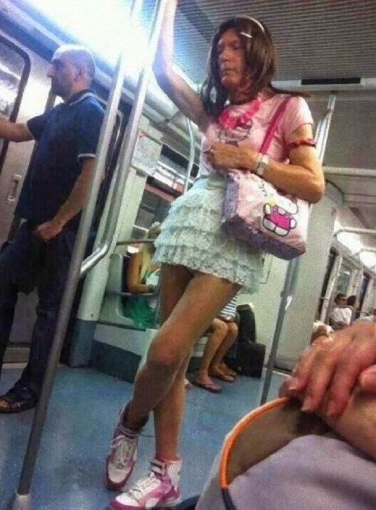 Illustration de l'article : Ces "belles" rencontres que l'on peut faire dans les transports en commun (20 photos)