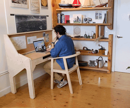 Illustration de l'article : Ce designer voulait avoir son propre bar, mais son appartement était trop petit. Regardez ce qu'il a créé