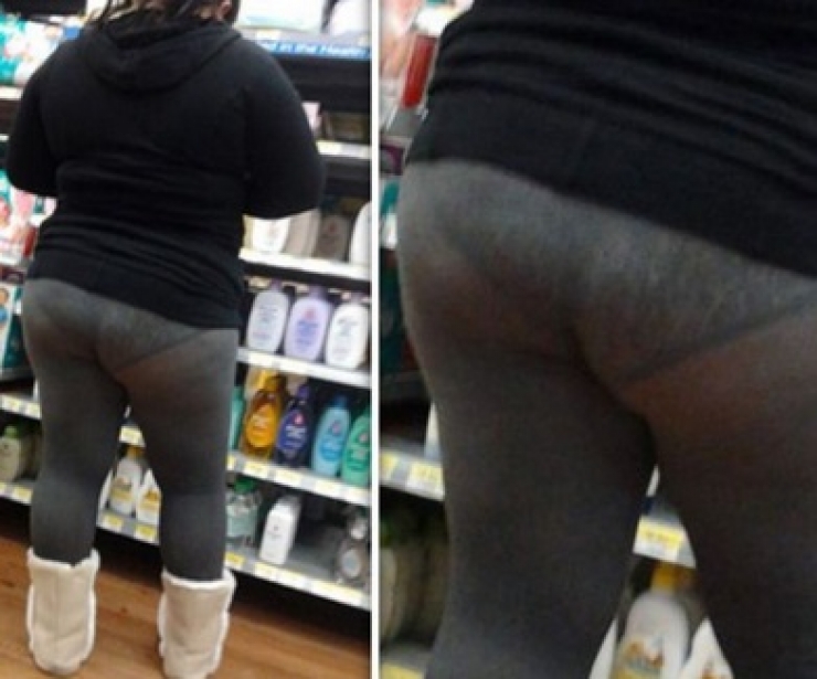 Illustration de l'article : 8 photos qui prouvent que les leggins ne sont peut-&ecirc;tre pas faits pour tout le monde...