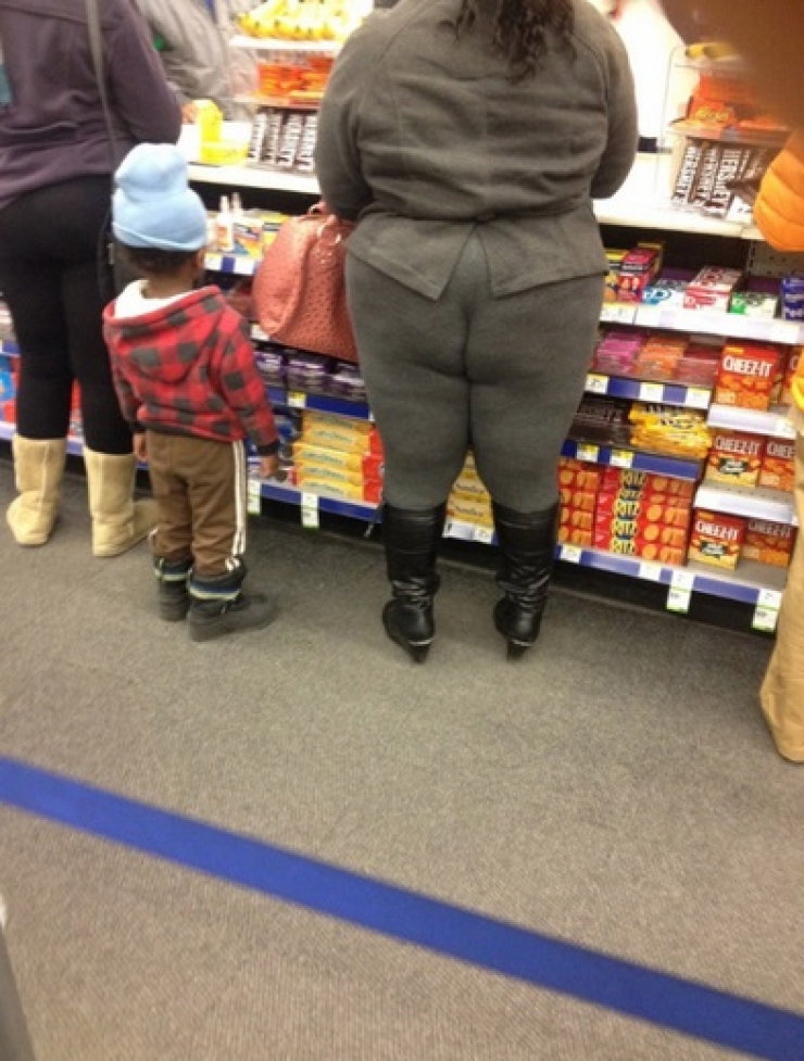 Illustration de l'article : 8 photos qui prouvent que les leggins ne sont peut-&ecirc;tre pas faits pour tout le monde...