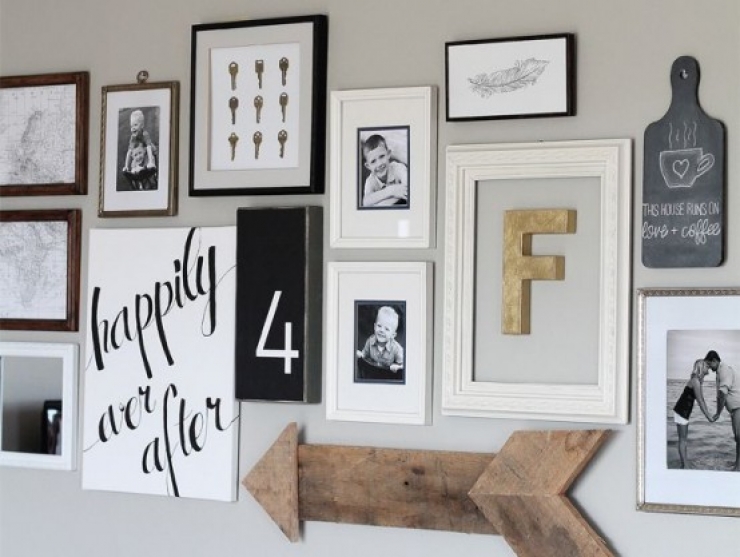 Illustration de l'article : 90 idées de génie pour afficher vos plus jolies photos sur vos murs...