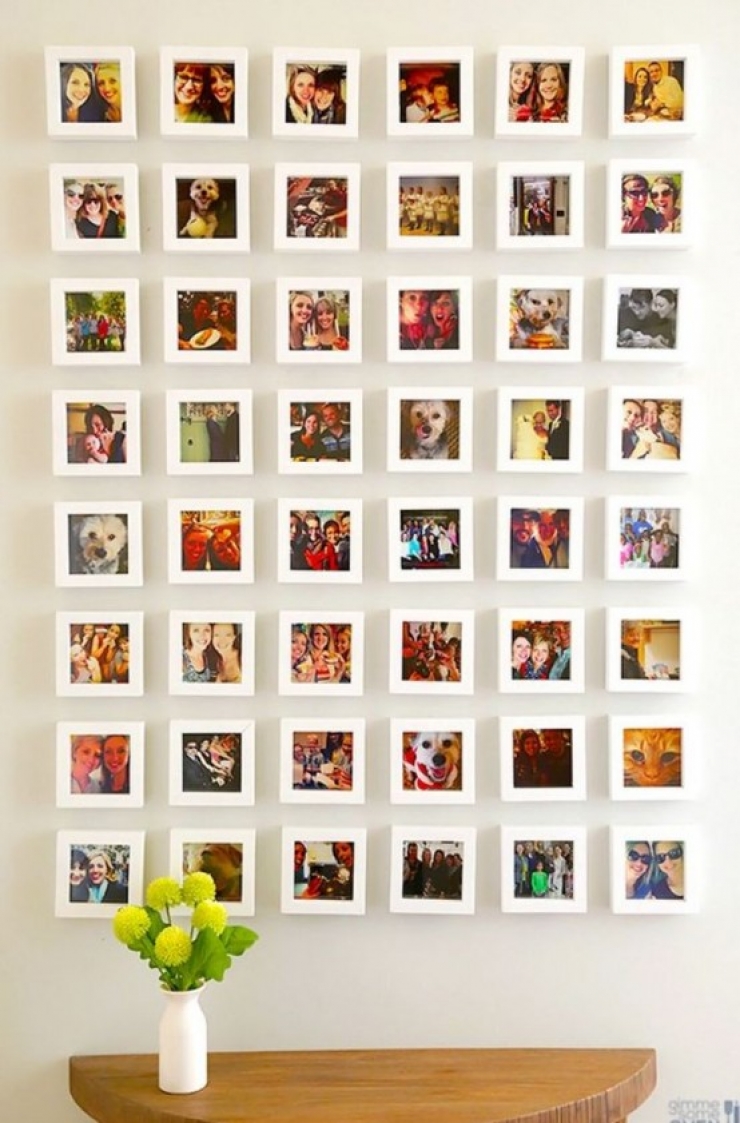 Illustration de l'article : 90 idées de génie pour afficher vos plus jolies photos sur vos murs...