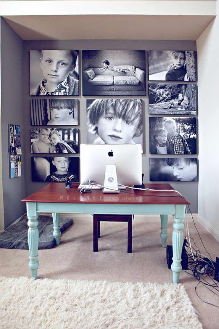 Illustration de l'article : 90 idées de génie pour afficher vos plus jolies photos sur vos murs...