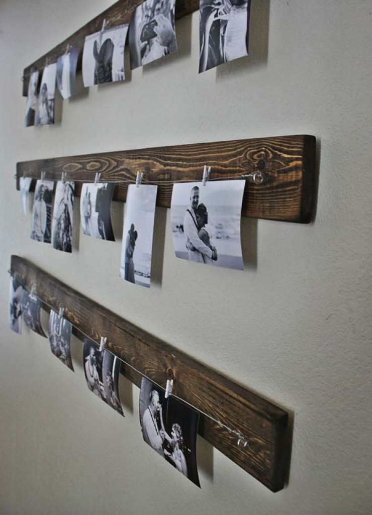 Illustration de l'article : 90 idées de génie pour afficher vos plus jolies photos sur vos murs...