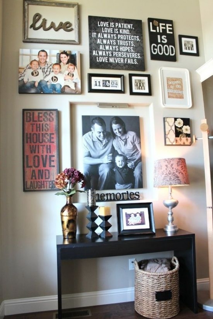 Illustration de l'article : 90 idées de génie pour afficher vos plus jolies photos sur vos murs...