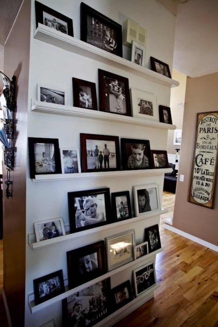 Illustration de l'article : 90 idées de génie pour afficher vos plus jolies photos sur vos murs...