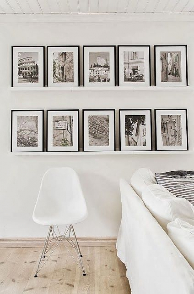Illustration de l'article : 90 idées de génie pour afficher vos plus jolies photos sur vos murs...