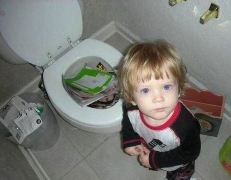 Illustration de l'article : 28 photos qui prouvent qu'un parent doit TOUJOURS avoir un oeil sur ses enfants...