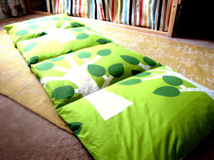 Illustration de l'article : Un matelas-oreiller de rêve à fabriquer à la maison...