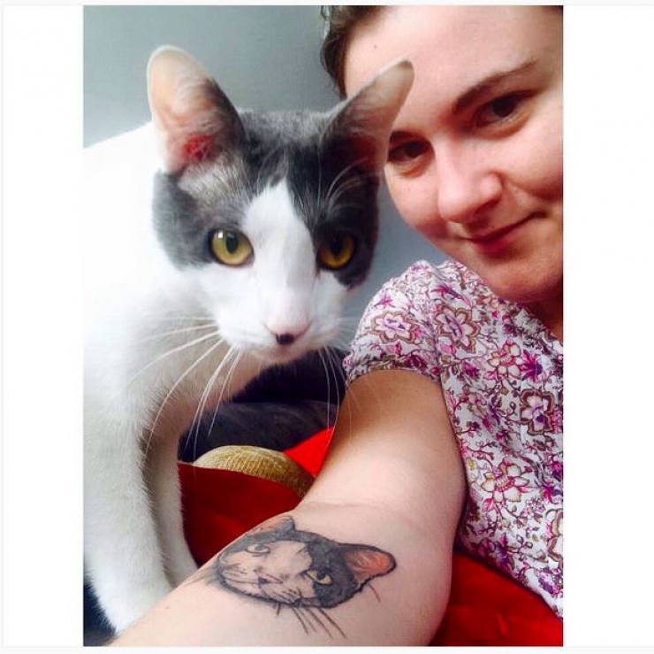 Illustration de l'article : Ces personnes qui ont choisi de se faire tatouer les portraits de leurs chats adorés