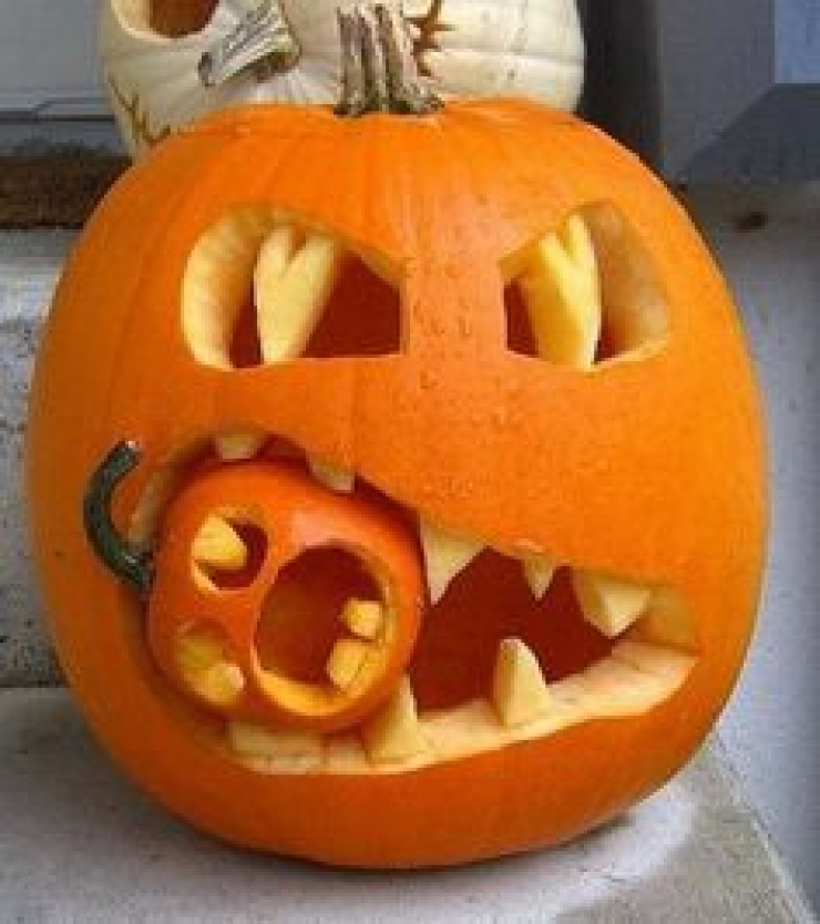 Illustration de l'article : 50 photos pour vous aider à décorer vos citrouilles pour Halloween...
