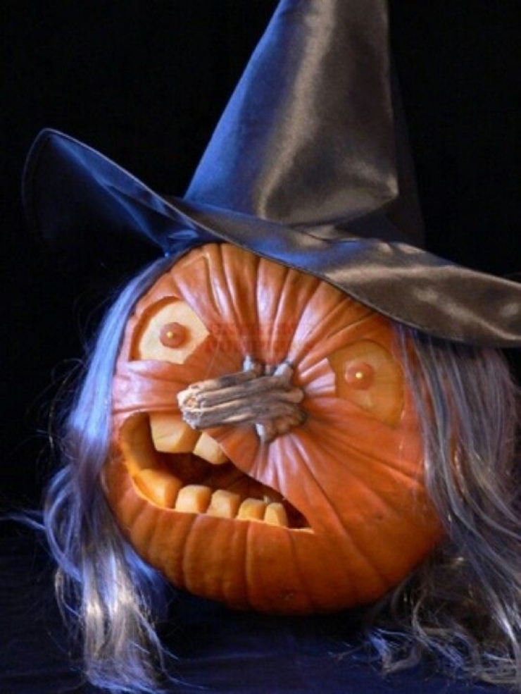 Illustration de l'article : 50 photos pour vous aider à décorer vos citrouilles pour Halloween...