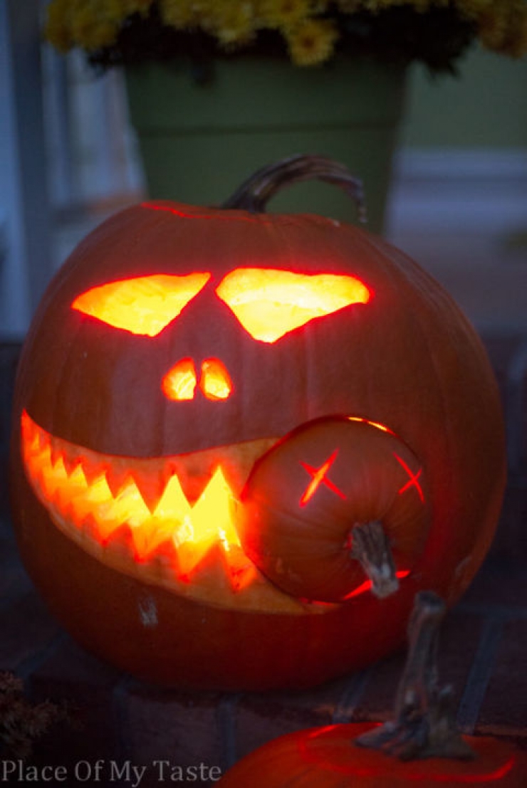 Illustration de l'article : 50 photos pour vous aider à décorer vos citrouilles pour Halloween...