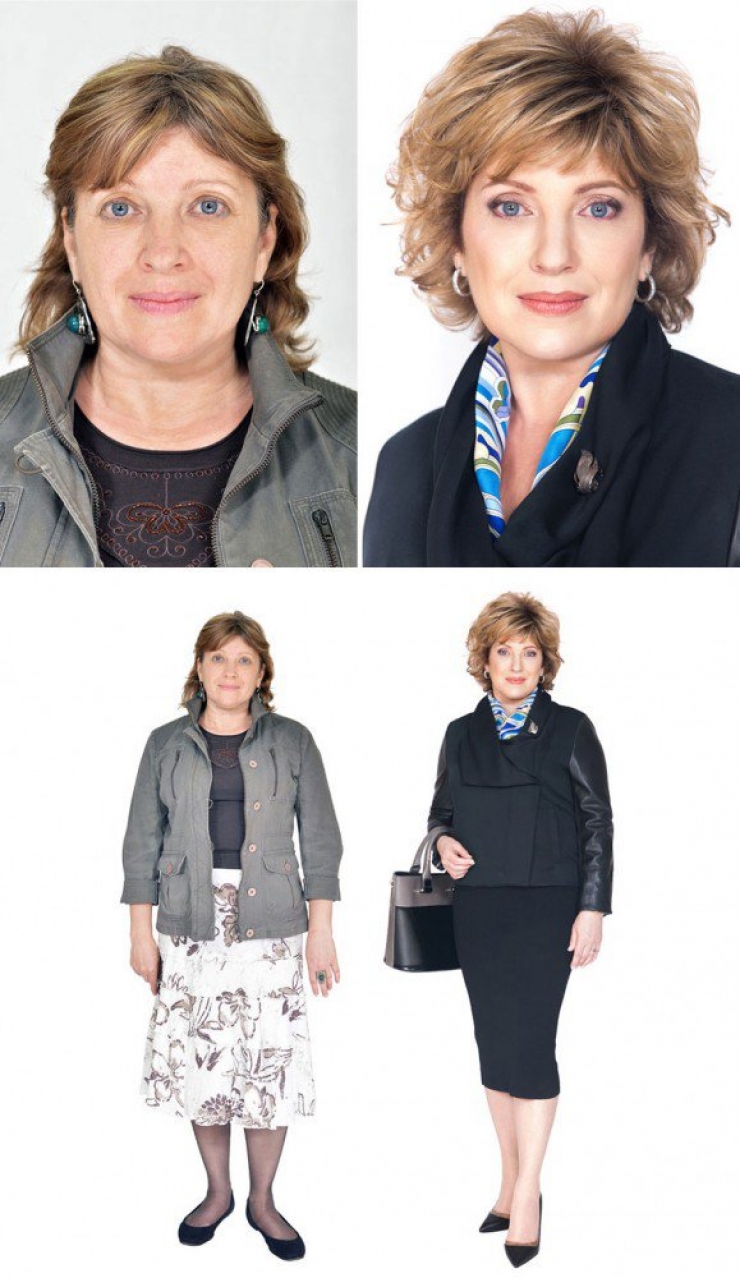 Illustration de l'article : Une quinzaine de femme complètement relookées grâce à un talentueux styliste russe !