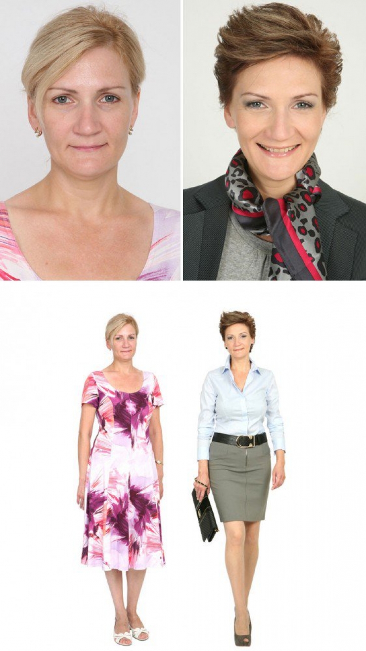 Illustration de l'article : Une quinzaine de femme complètement relookées grâce à un talentueux styliste russe !