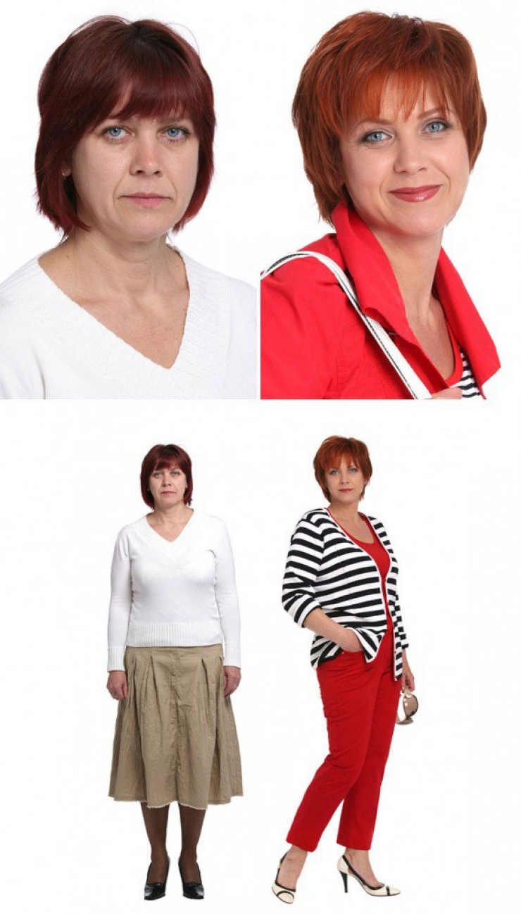 Illustration de l'article : Une quinzaine de femme complètement relookées grâce à un talentueux styliste russe !