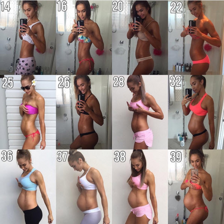 Illustration de l'article : Elle r&eacute;agit aux critiques re&ccedil;ues sur son physique pendant qu'elle &eacute;tait enceinte ! Les d&eacute;tracteurs n'ont qu'&agrave; bien se tenir...