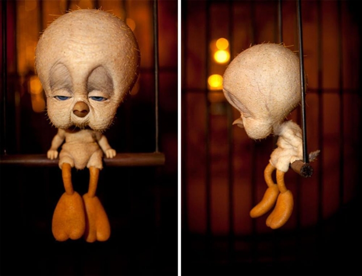 Illustration de l'article : 22 personnages de dessins anim&eacute;s en taille r&eacute;elle : Si vous les croisiez, vous fuiriez ou vous les salueriez ?