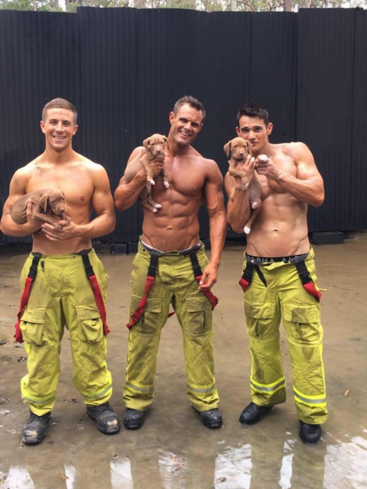 Illustration de l'article : Arr&ecirc;tez tout, c'est la minute chaude du jour avec ces sexy pompiers d'Australie ! (11 photos)