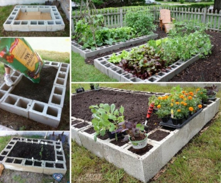Illustration de l'article : Faire un jardin en blocs de béton, une idée de génie pour ces 12 bonnes raisons !
