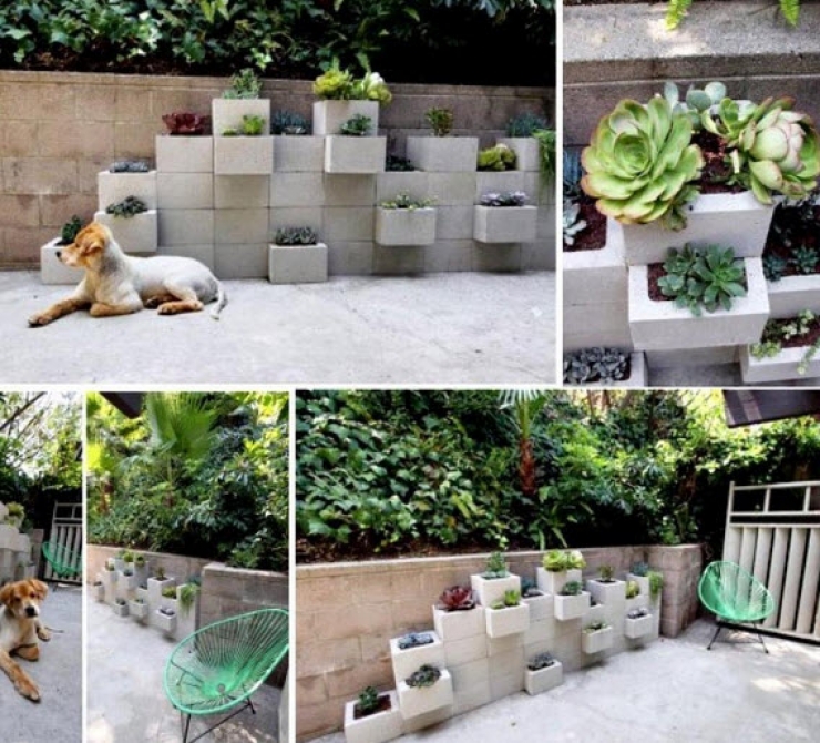 Illustration de l'article : Faire un jardin en blocs de béton, une idée de génie pour ces 12 bonnes raisons !