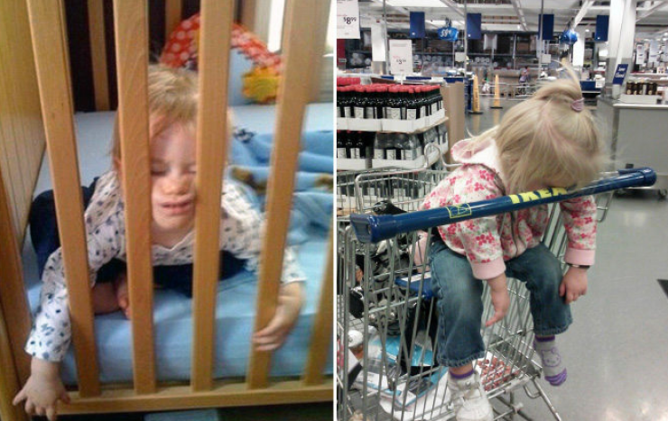 Illustration de l'article : Les enfants sont capables de s'endormir n'importe o&ugrave;. La preuve avec ces 25 photos !