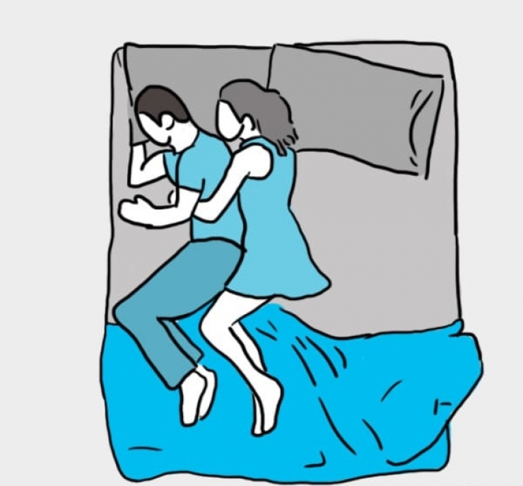 Illustration de l'article : La position dans laquelle vous dormez r&eacute;v&egrave;le TOUT sur votre relation amoureuse ! Ce qu'il faut savoir: 