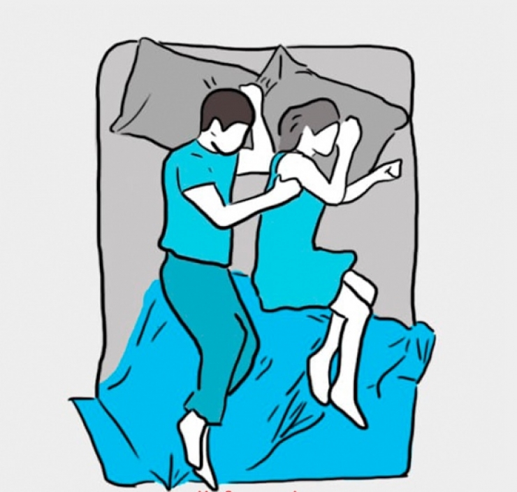 Illustration de l'article : La position dans laquelle vous dormez r&eacute;v&egrave;le TOUT sur votre relation amoureuse ! Ce qu'il faut savoir: 