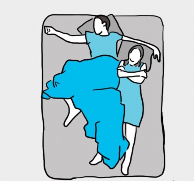 Illustration de l'article : La position dans laquelle vous dormez r&eacute;v&egrave;le TOUT sur votre relation amoureuse ! Ce qu'il faut savoir: 