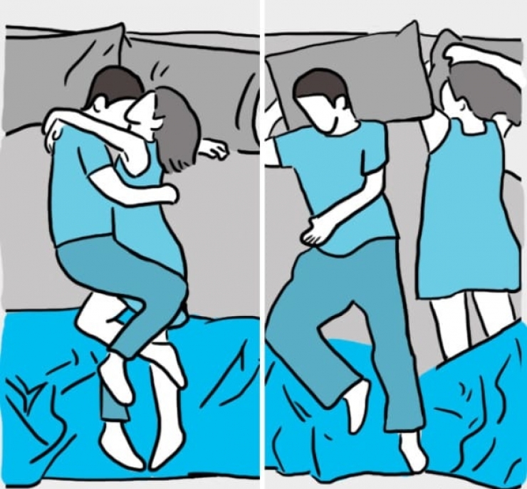 Illustration de l'article : La position dans laquelle vous dormez r&eacute;v&egrave;le TOUT sur votre relation amoureuse ! Ce qu'il faut savoir: 