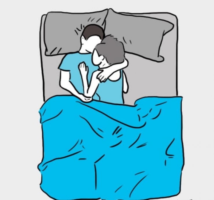 Illustration de l'article : La position dans laquelle vous dormez r&eacute;v&egrave;le TOUT sur votre relation amoureuse ! Ce qu'il faut savoir: 