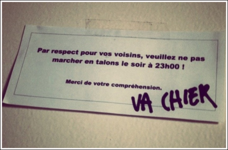 Illustration de l'article : C'est la guerre entre les voisins et à voir ces 20 messages, ça devient vraiment grave !