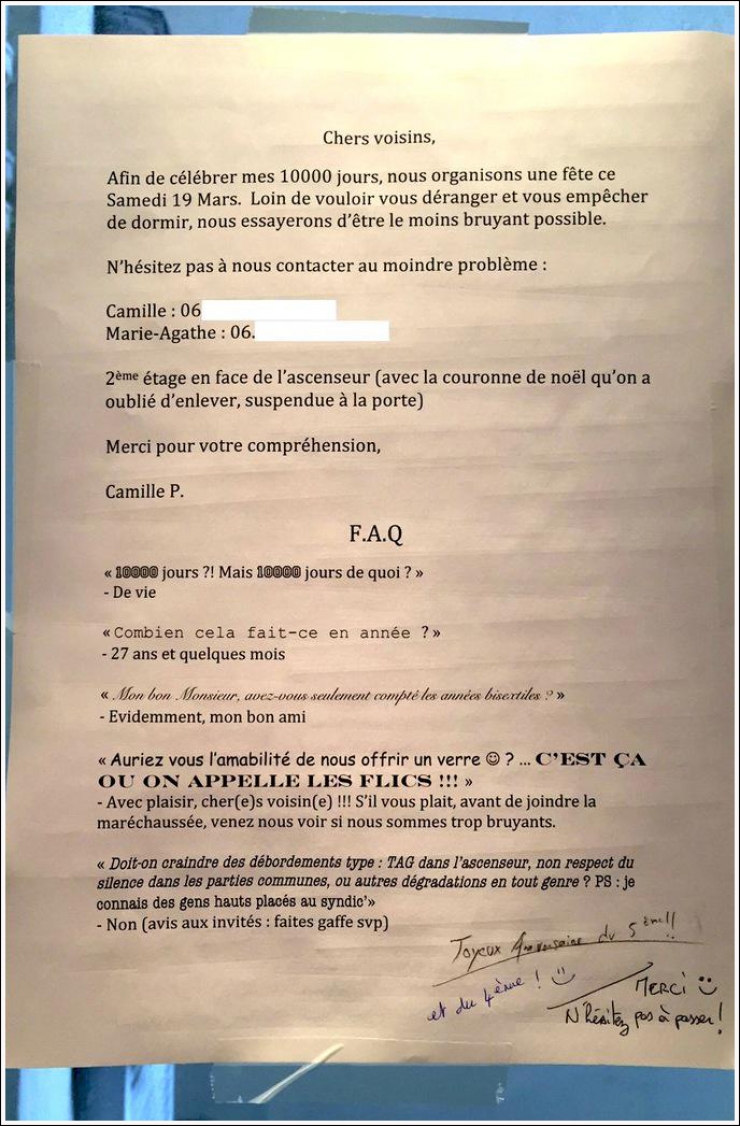 Illustration de l'article : C'est la guerre entre les voisins et à voir ces 20 messages, ça devient vraiment grave !