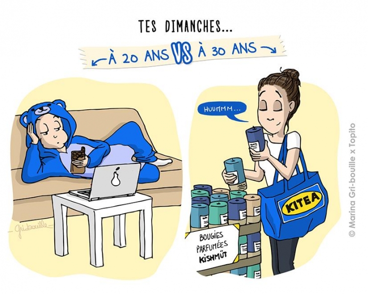 Illustration de l'article : 20 ans Vs 30 ans: Ces 9 illustrations prouvent que la vie a bien changée...
