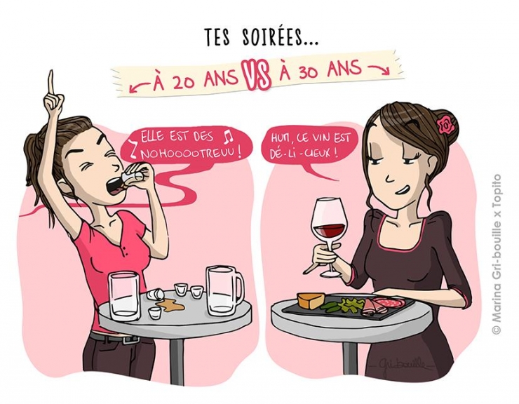 Illustration de l'article : 20 ans Vs 30 ans: Ces 9 illustrations prouvent que la vie a bien changée...