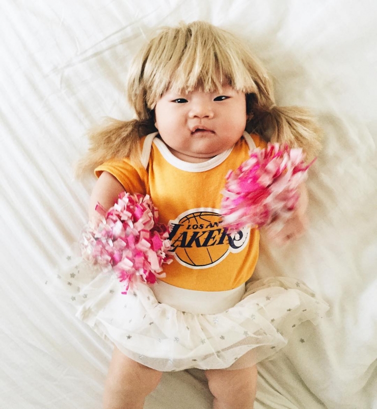 Illustration de l'article : 24 photos d&rsquo;un b&eacute;b&eacute; d&eacute;guis&eacute; par sa maman avec des costumes magiques ! &Agrave; croquer&hellip;