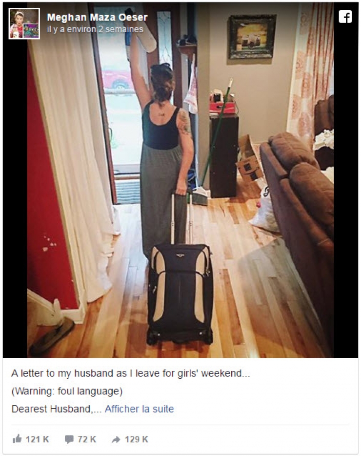 Illustration de l'article : « Lettre à mon cher mari, juste avant que je me barre pour un week-end entre filles... »