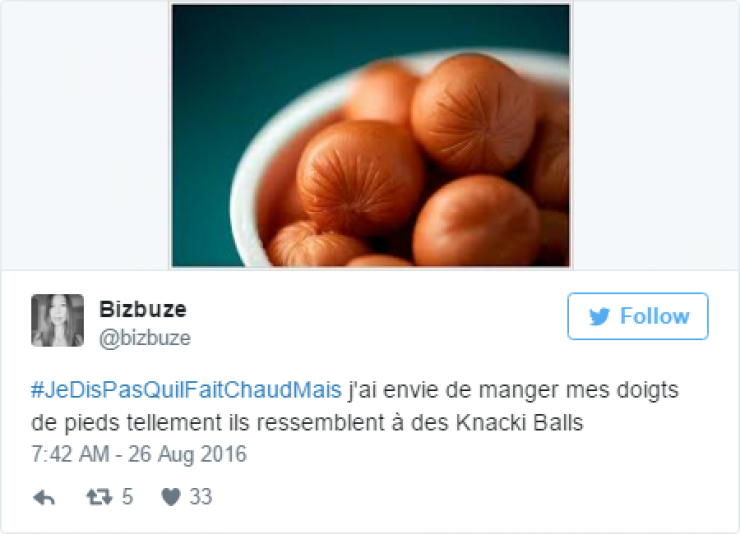 Illustration de l'article : #JeDisPAsQuilFaitChaudMais: 35 tweets tordants autour de ce hashtag caniculaire...