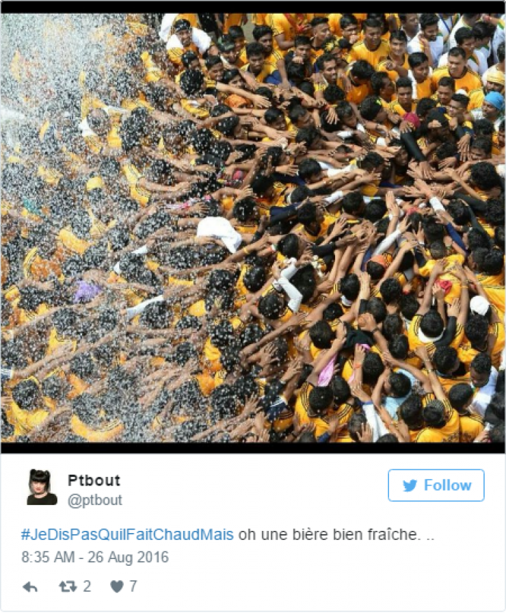 Illustration de l'article : #JeDisPAsQuilFaitChaudMais: 35 tweets tordants autour de ce hashtag caniculaire...