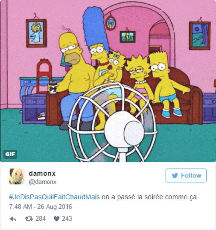 Illustration de l'article : #JeDisPAsQuilFaitChaudMais: 35 tweets tordants autour de ce hashtag caniculaire...