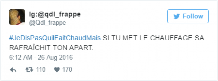Illustration de l'article : #JeDisPAsQuilFaitChaudMais: 35 tweets tordants autour de ce hashtag caniculaire...