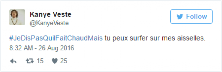Illustration de l'article : #JeDisPAsQuilFaitChaudMais: 35 tweets tordants autour de ce hashtag caniculaire...