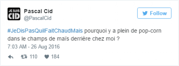 Illustration de l'article : #JeDisPAsQuilFaitChaudMais: 35 tweets tordants autour de ce hashtag caniculaire...