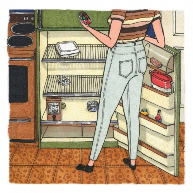 Illustration de l'article : Le vrai quotidien des filles, résumé à travers 15 illustrations adorables...