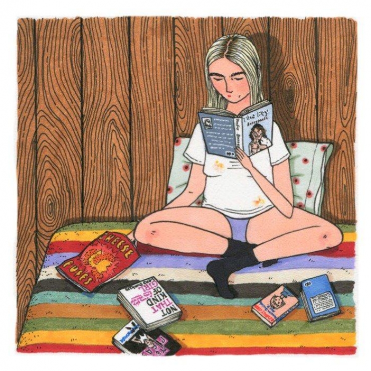 Illustration de l'article : Le vrai quotidien des filles, résumé à travers 15 illustrations adorables...