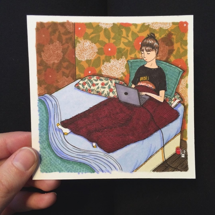 Illustration de l'article : Le vrai quotidien des filles, résumé à travers 15 illustrations adorables...
