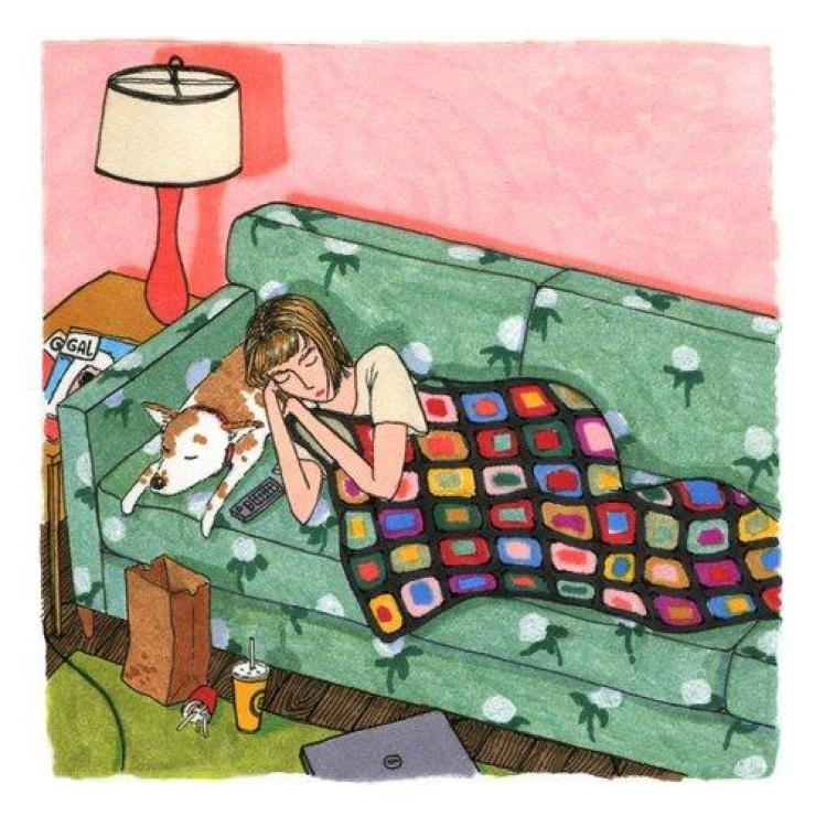 Illustration de l'article : Le vrai quotidien des filles, résumé à travers 15 illustrations adorables...
