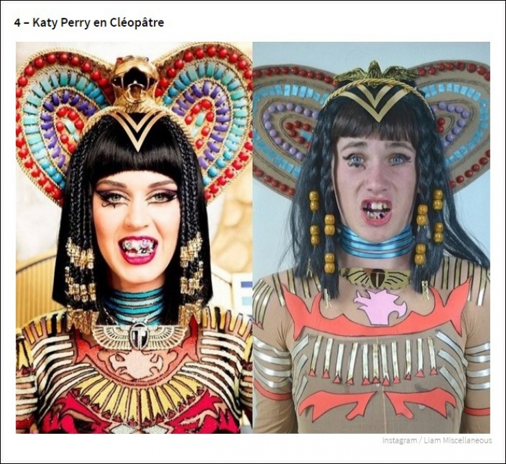 Illustration de l'article : Il parodie les photos de stars féminines sur Instagram. 20 photos !