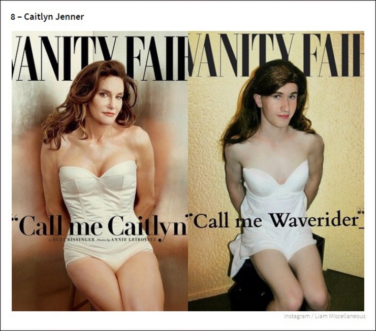 Illustration de l'article : Il parodie les photos de stars féminines sur Instagram. 20 photos !