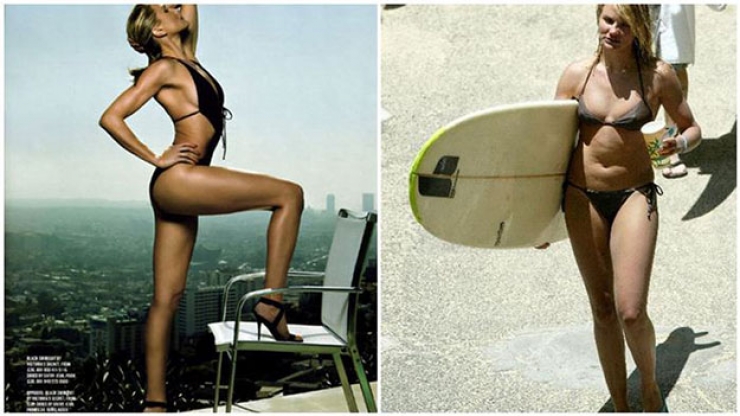Illustration de l'article : 17 stars nous prouvent que personne n'est parfait ! Adieu Photoshop...